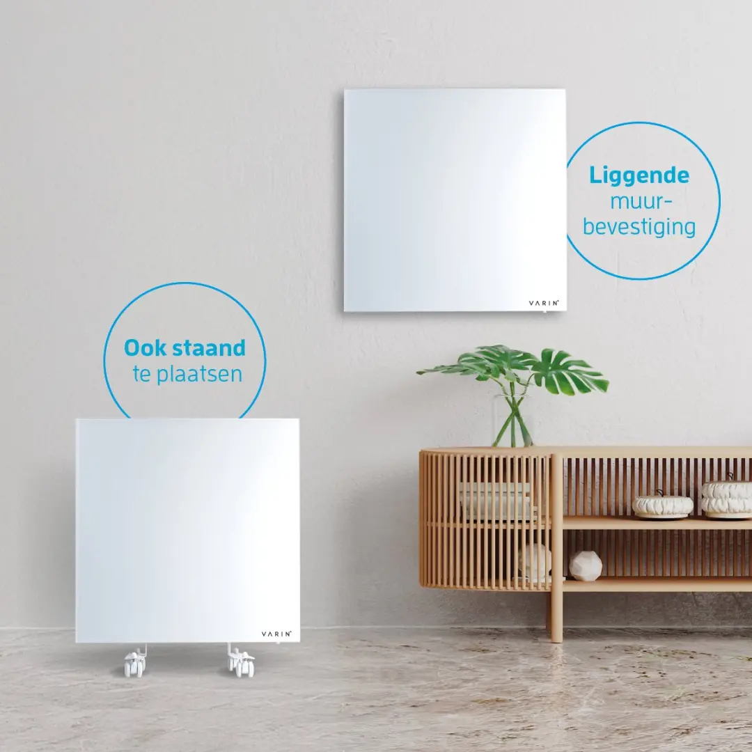 Varin Smart Design VA-G001 Infrarood Verwarmingspaneel 400W - 60x60cm - Wit