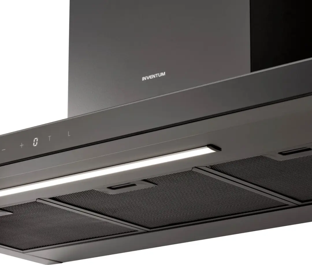 Inventum AKB9015ZWA Wandschouw Afzuigkap 90cm - 700m³/h - Zwart