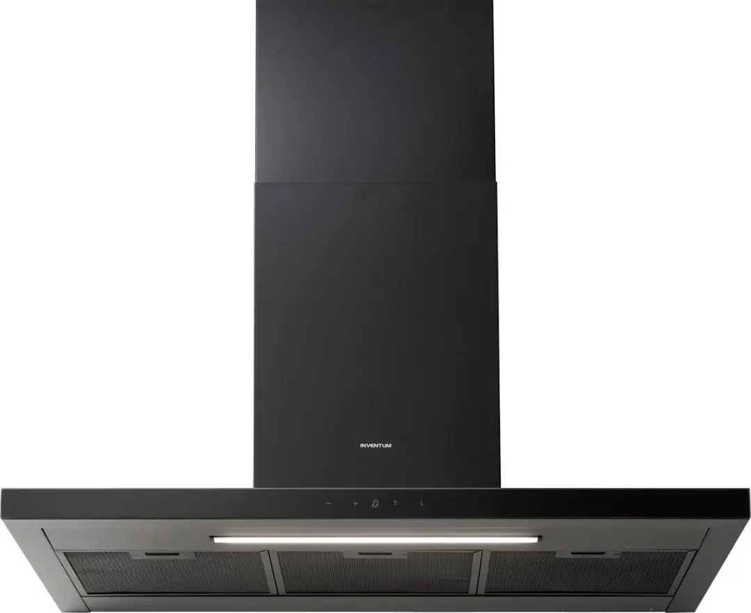 Inventum AKB9015ZWA Wandschouw Afzuigkap 90cm - 700m³/h - Zwart