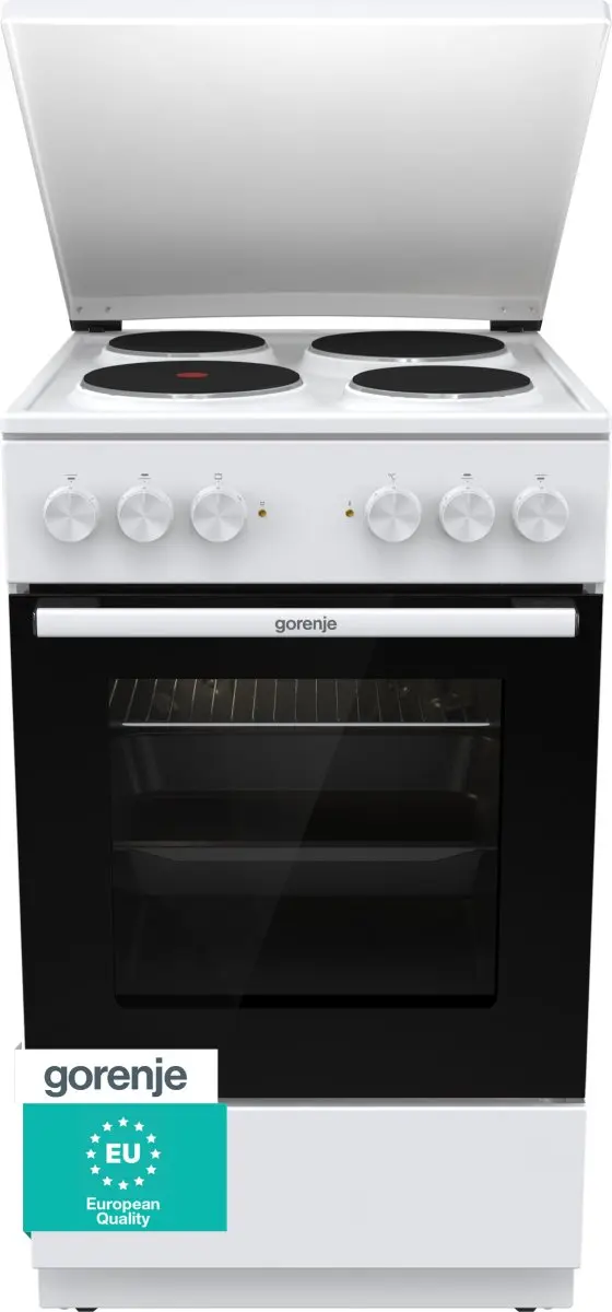 Gorenje GE5A23WH Vrijstaand fornuis - 4 kookzones - 1 oven - Wit - afbeelding 3 van 6