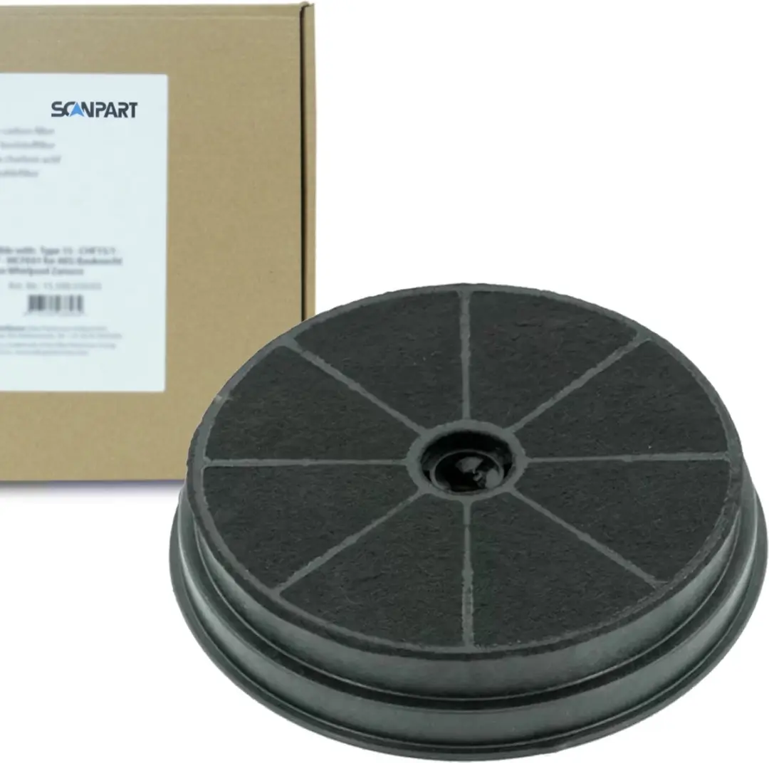 Scanpart Koolstoffilter C00384668 - Ø190mm - Zwart