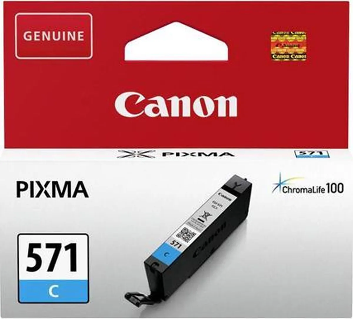 Canon CLI-571C Inktcartridge - 6ml Cyaan