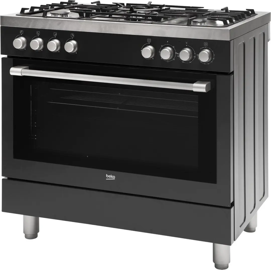 Beko GM15120DAPRNL Gasfornuis - 5 Kookzones - Zwart