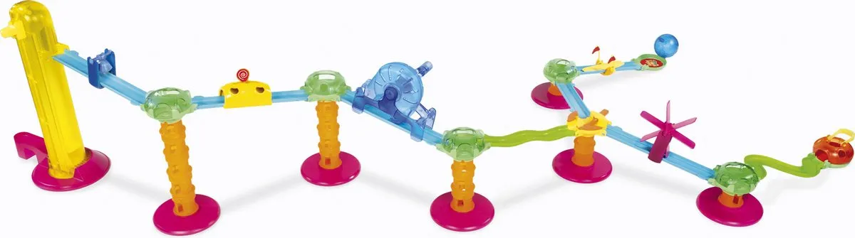 Jumbo Racing Rabbits Knikkerbaan Deluxe Set - 2 Stuks - Multicolor - afbeelding 6 van 6