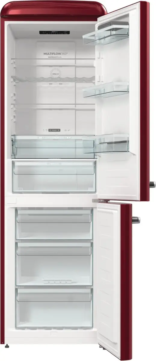 Gorenje ONRK619DR Vrijstaand Koelkast - 300L Bordeaux