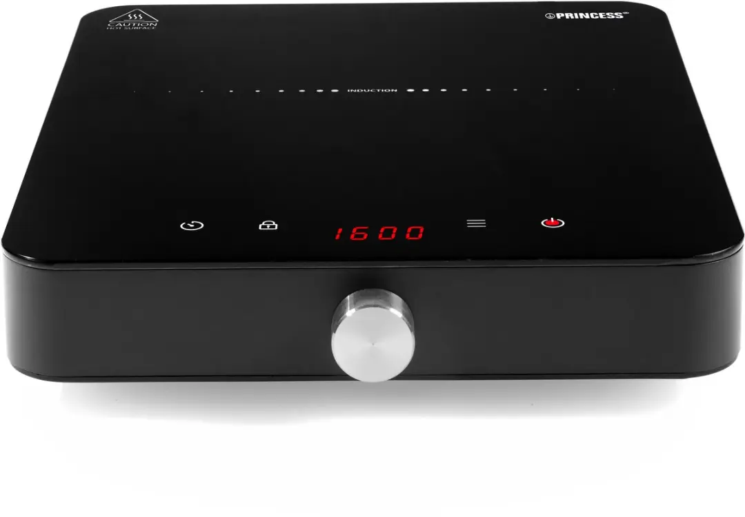 Princess 303012 Inductiekookplaat - 2 Zones - Grijs/Zwart