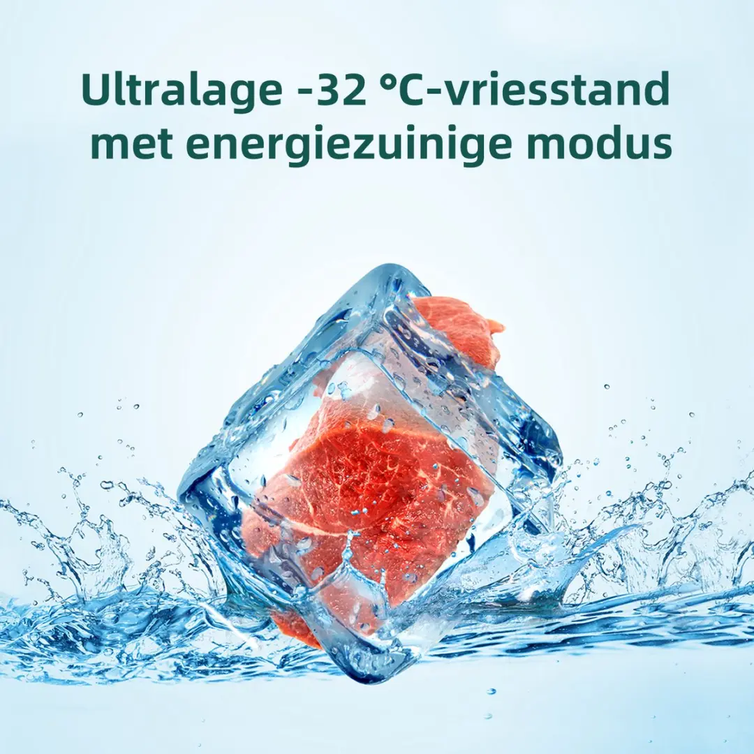 CHiQ CSD206NEID Vrijstaande Vriezer 206L - 6 Lades - Zwart