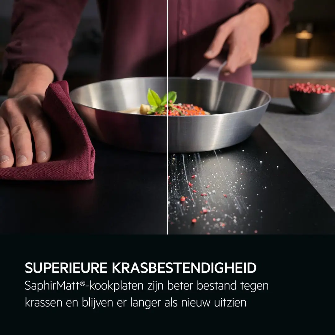 AEG TII84B10FZ Zwart Ingebouwd 80 cm Inductiekookplaat zones 4 zone(s)