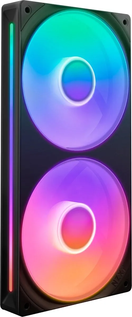 NZXT F240 RGB Core Ventilatorhuis - 2 Ventilatoren - Semi-transparant