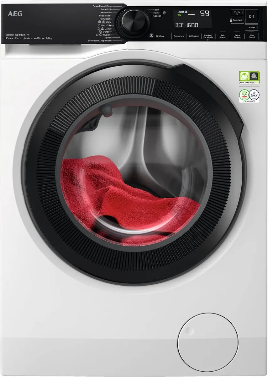 AEG Serie 9000 LR9W80600 Wasmachine 10kg