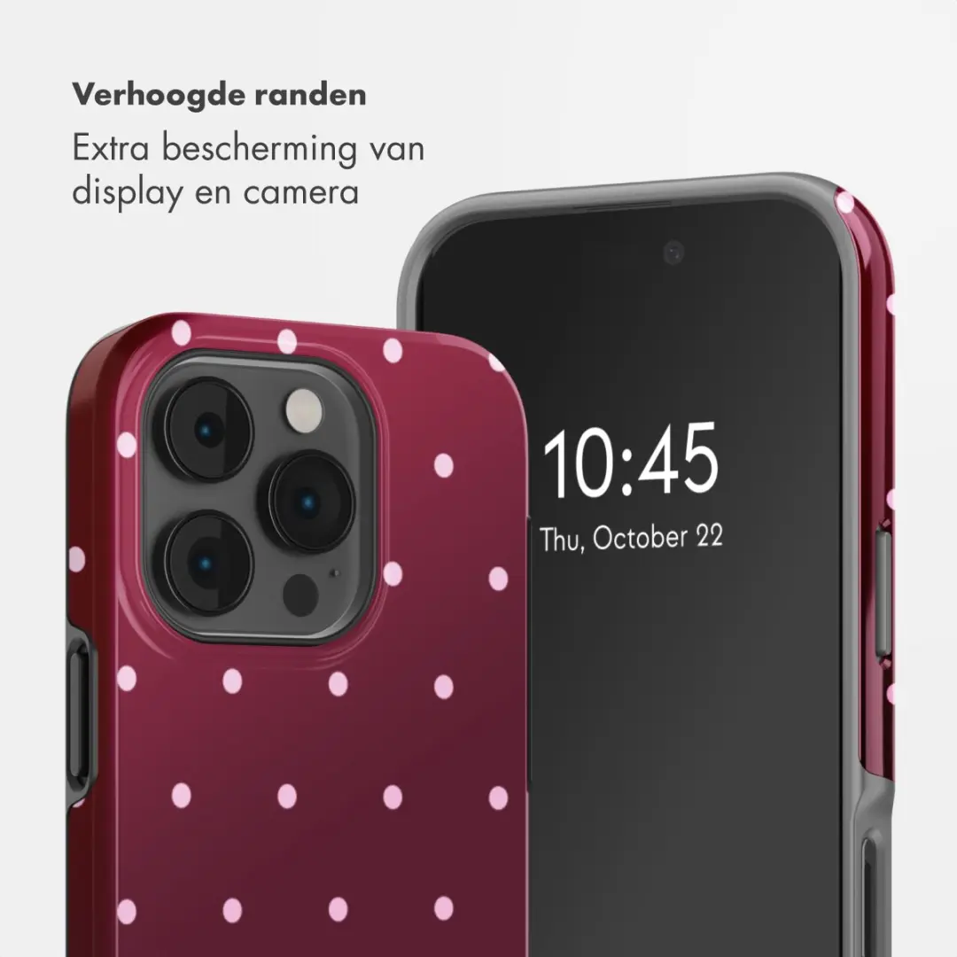 Selencia Hoesje iPhone 14 Pro - Donkerrood - afbeelding 4 van 6