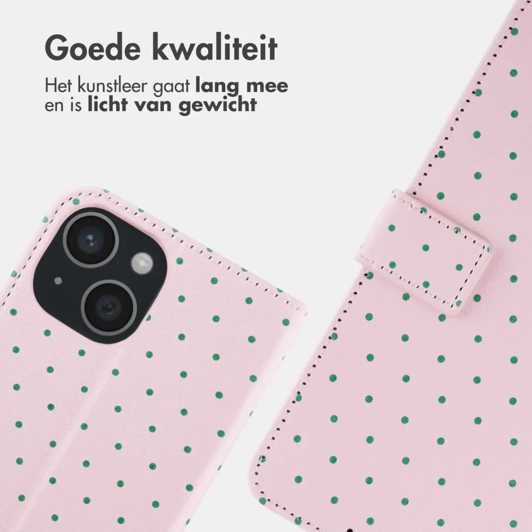 Imoshion iPhone 13 Hoesje Happy Dots - 3 Pasjes