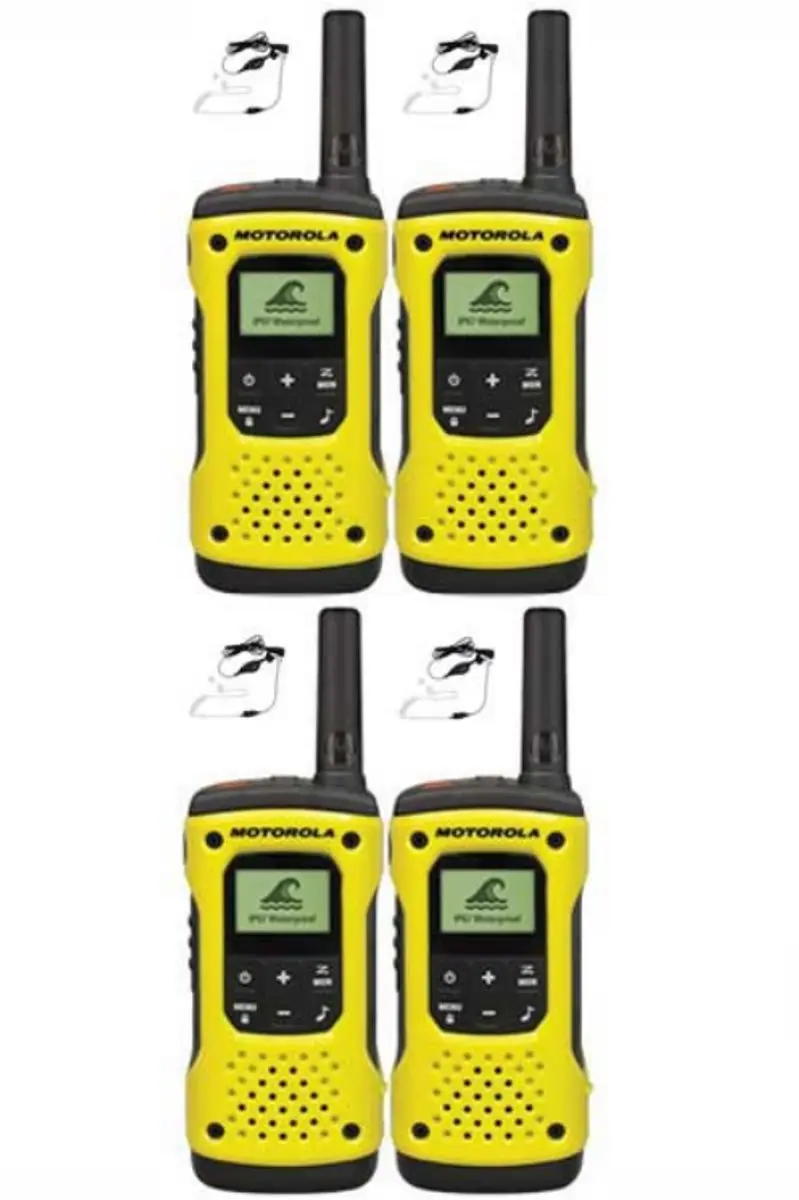 Motorola TLKR T92 H2O Portofoons - 4 Stuks Geel
