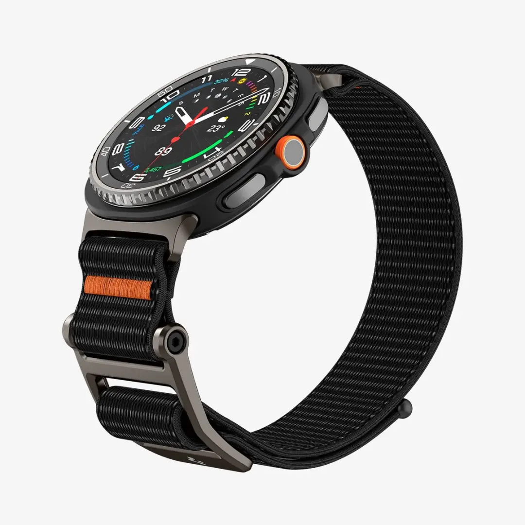 Spigen DuraPro Flex Band Samsung Galaxy Watch 8 - 20mm - Zwart