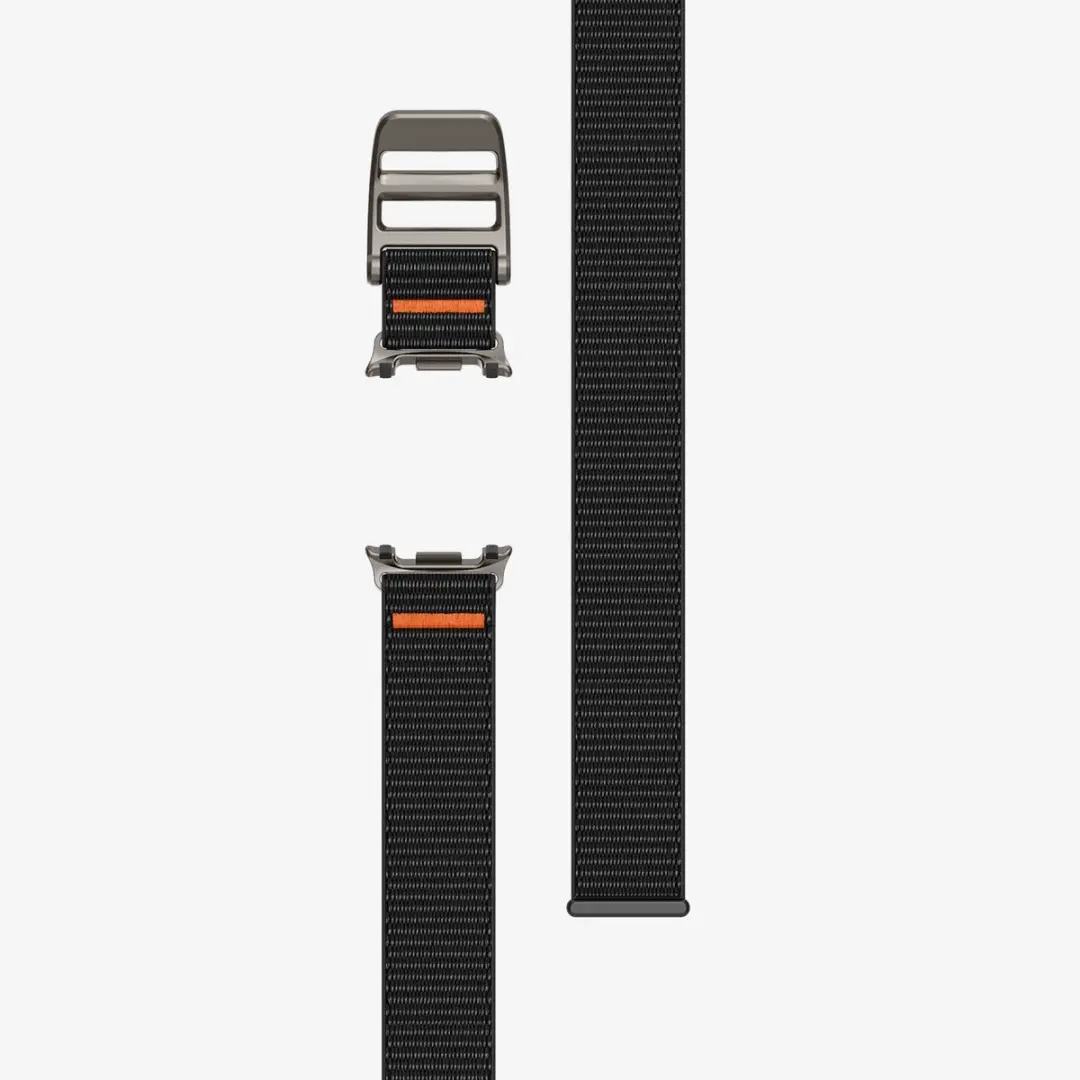 Spigen DuraPro Flex Band Samsung Galaxy Watch 8 - 20mm - Zwart - afbeelding 6 van 6