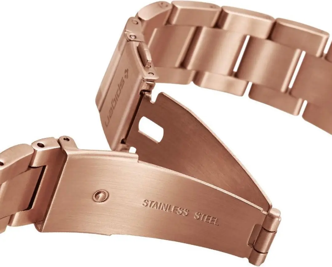 Spigen Modern Fit Roestvrijstalen Bandje Apple Watch 38mm - Roségoud