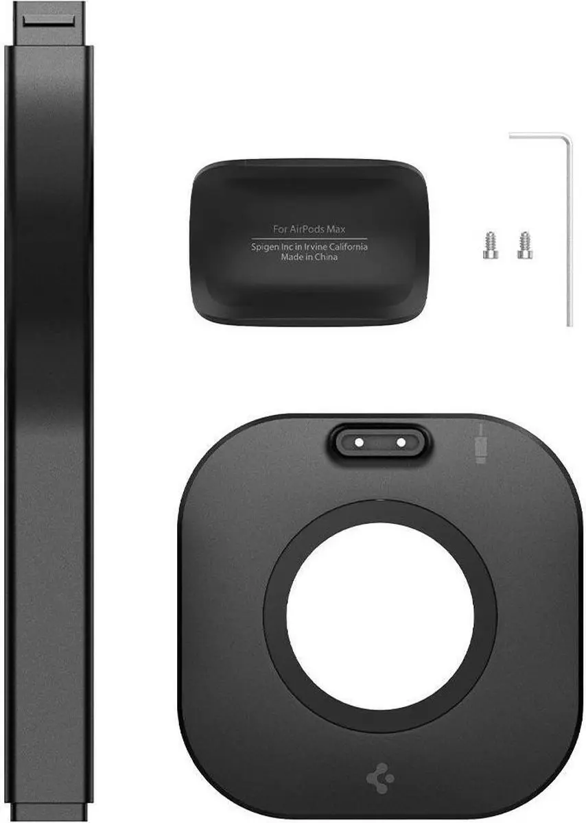 Spigen S380 MagSafe Houder AirPods Max - Zwart - afbeelding 3 van 6
