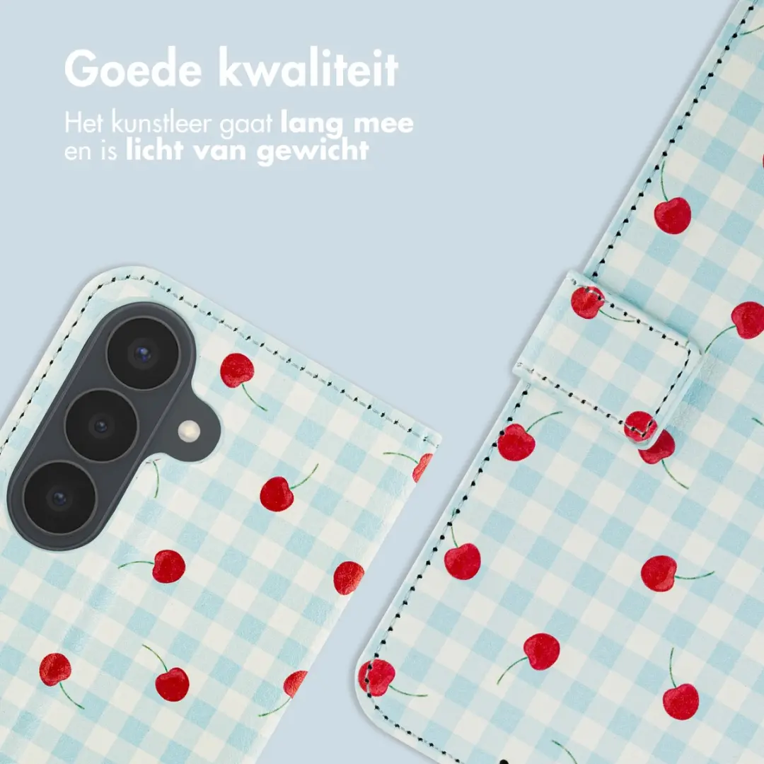 Imoshion Hoesje Samsung Galaxy S26 Cherry Check - 3 Pasjes