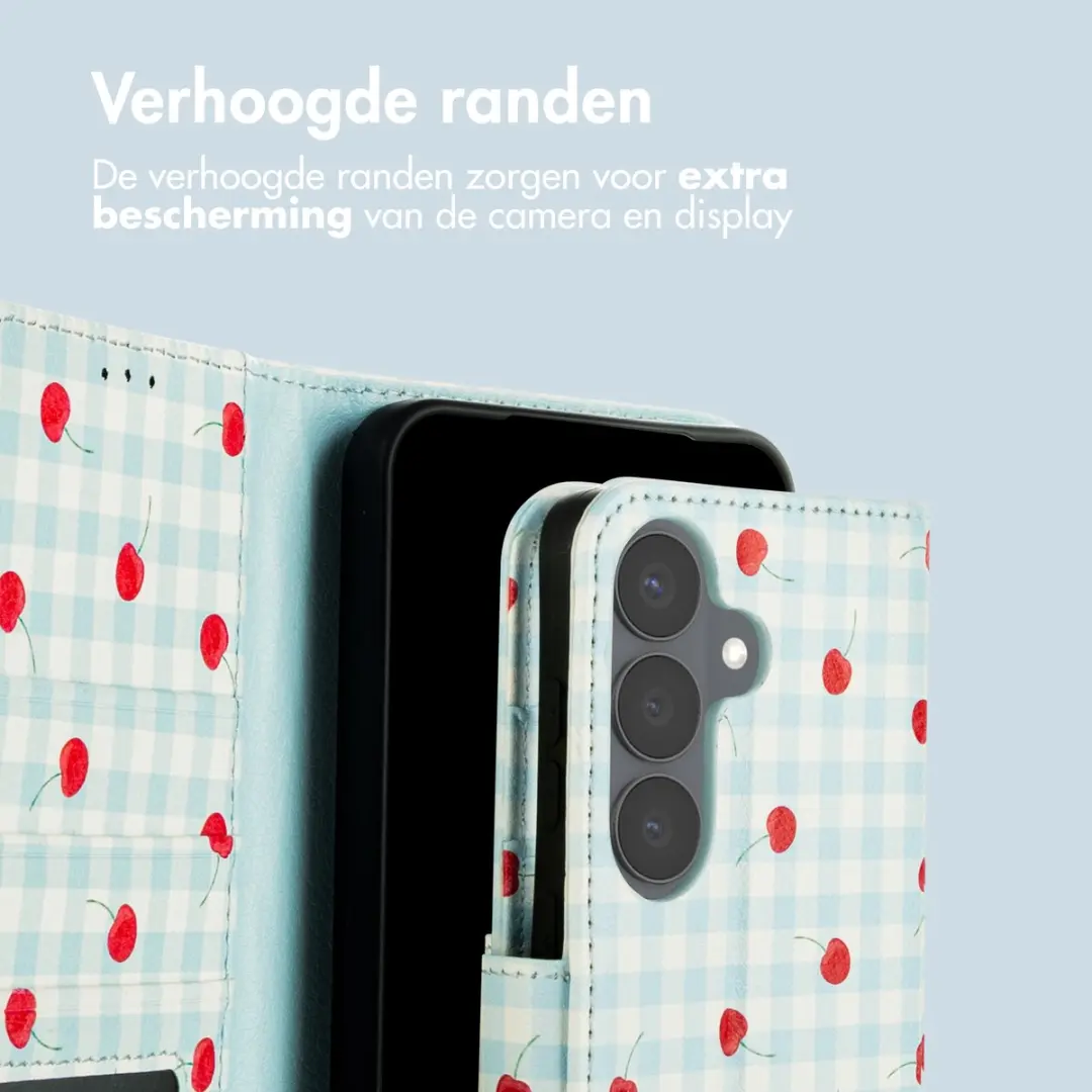 Imoshion Hoesje Samsung Galaxy S26 Cherry Check - 3 Pasjes