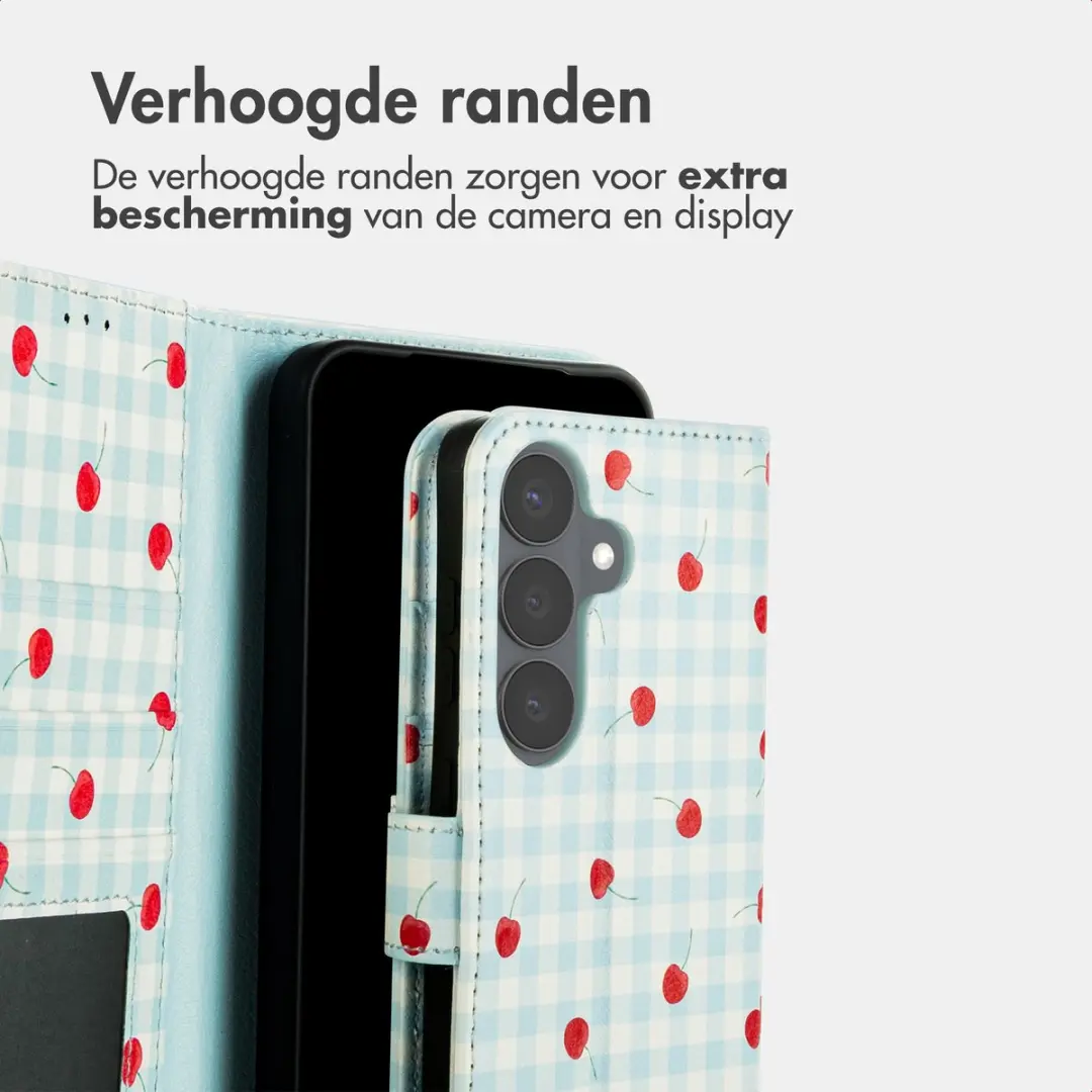 Imoshion Hoesje Samsung Galaxy S26 Cherry Check - 3 Pasjes