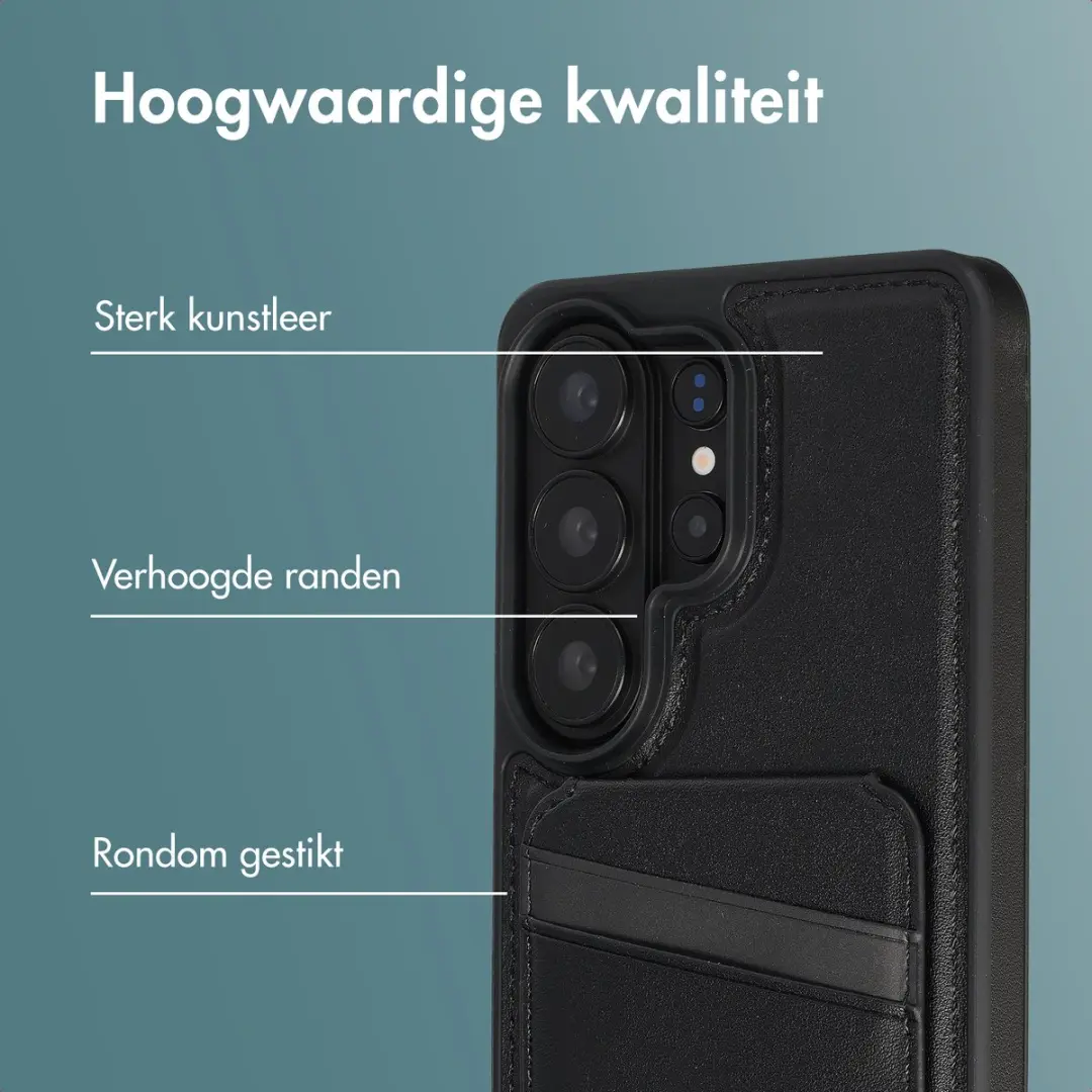 Imoshion Hoesje Samsung Galaxy S26 Ultra - Backcover met kaarthouder - Zwart