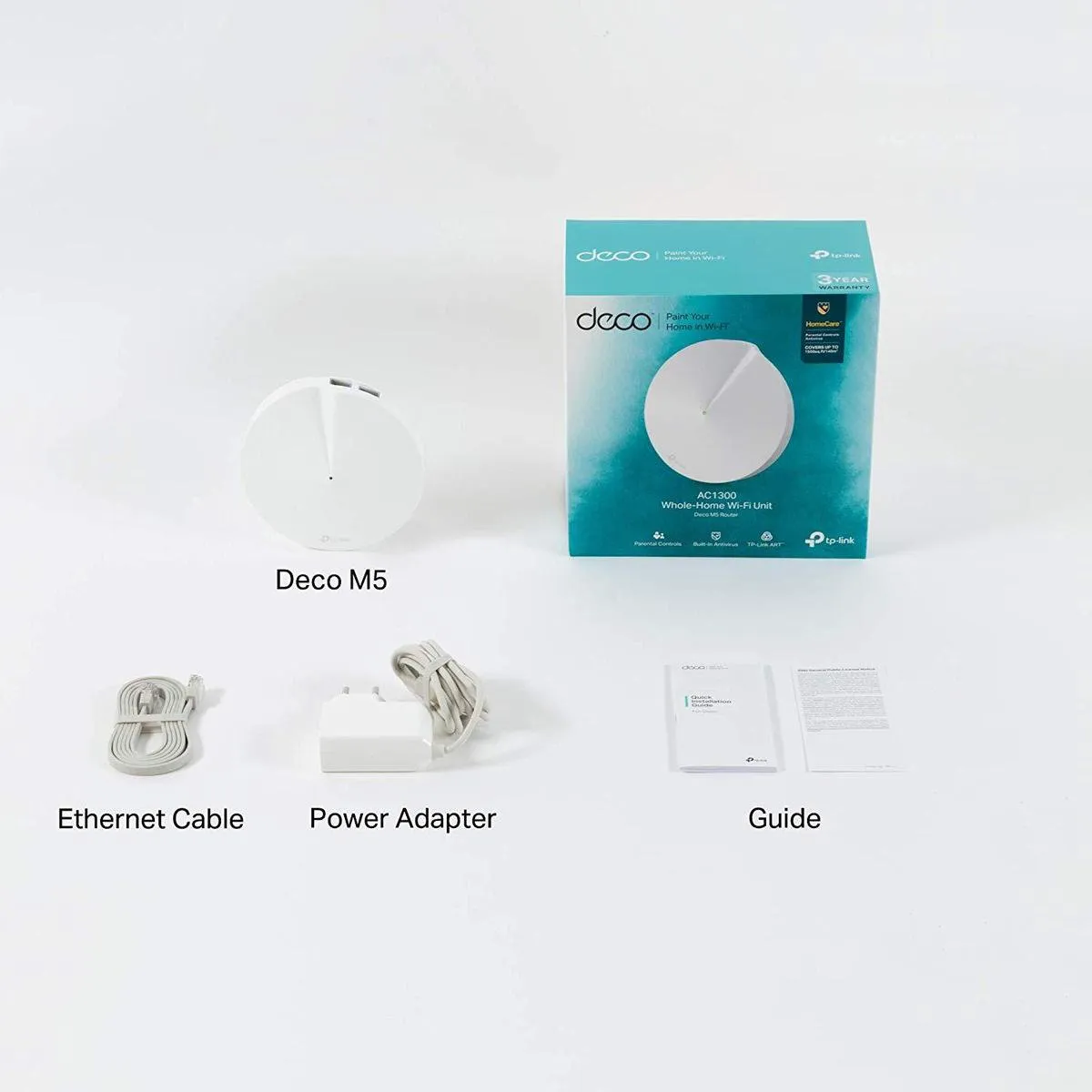 TP-Link Deco M5 Mesh WiFi Router - 1300 Mbps - 1 Stuk
