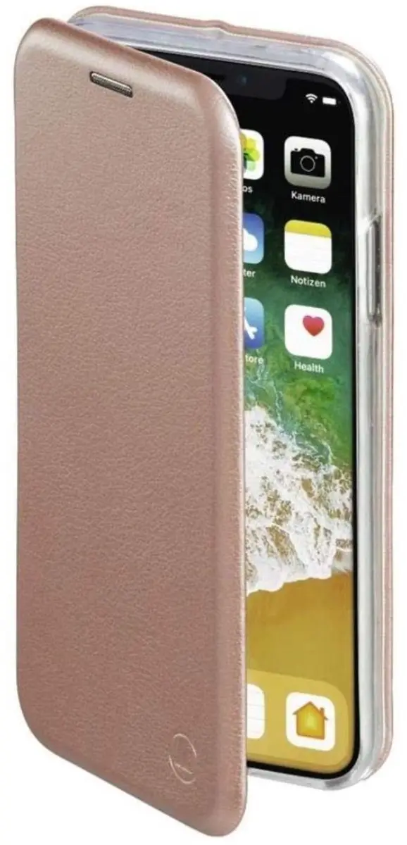 Hama Booklet Curve iPhone X Hoes - 181602 - Roségoud