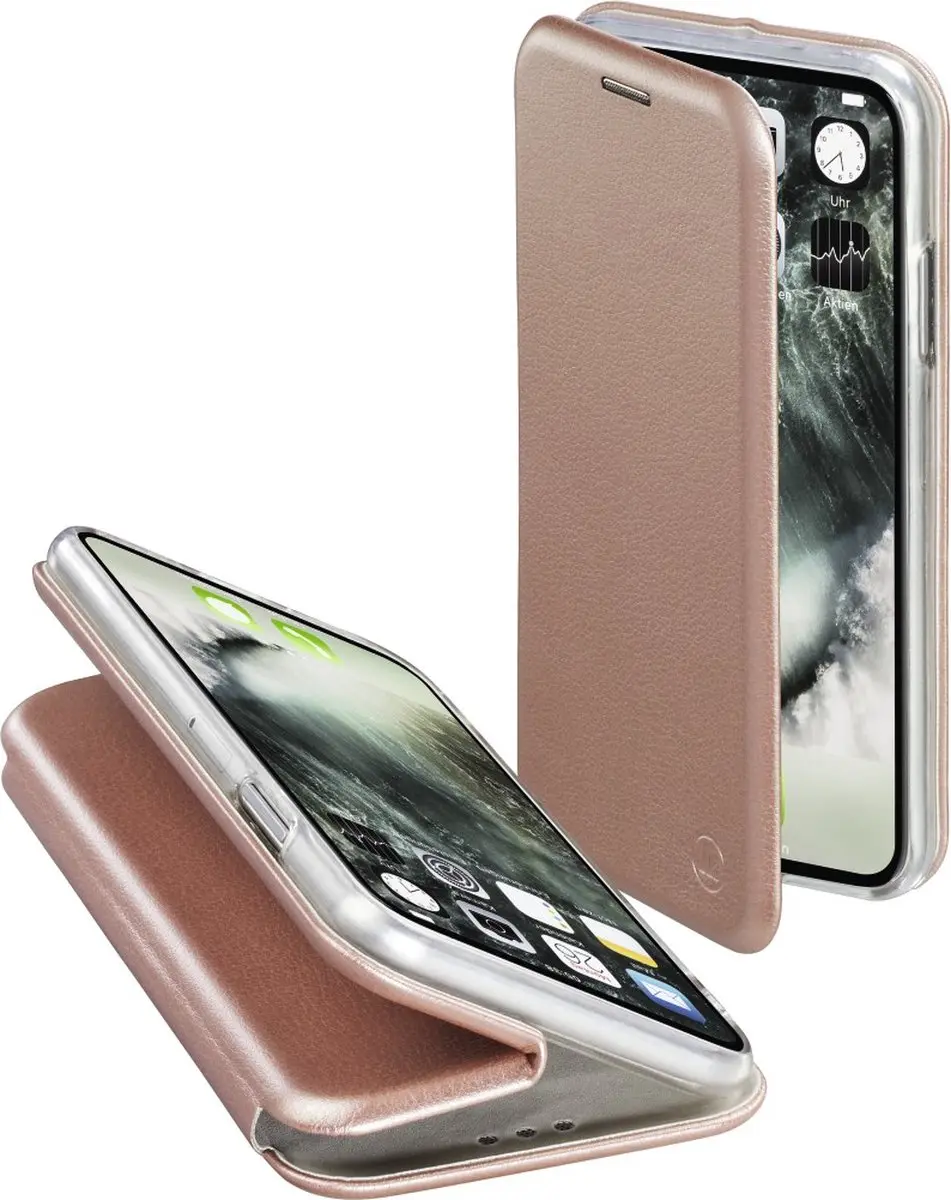 Hama Booklet Curve iPhone X Hoes - 181602 - Roségoud