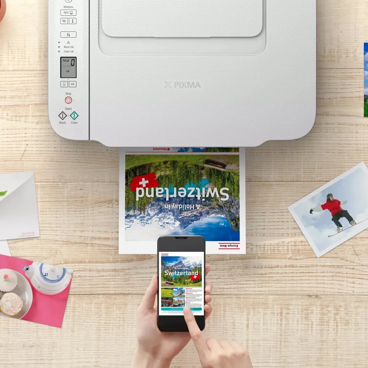 Canon PIXMA TS3751i All-in-One Printer - Wit - afbeelding 6 van 6