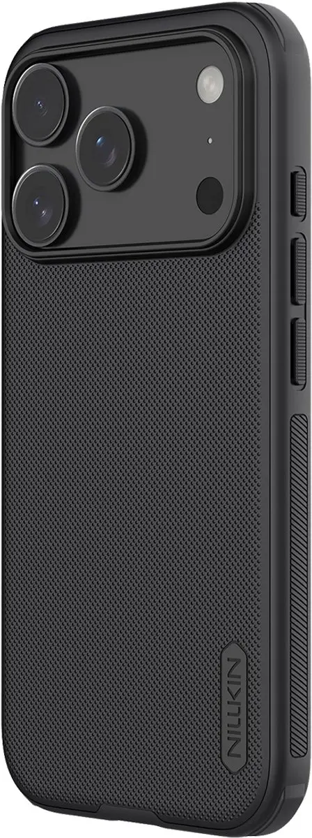 Nillkin iPhone 17 Pro Max Hoesje Bi-Materiaal Zwart