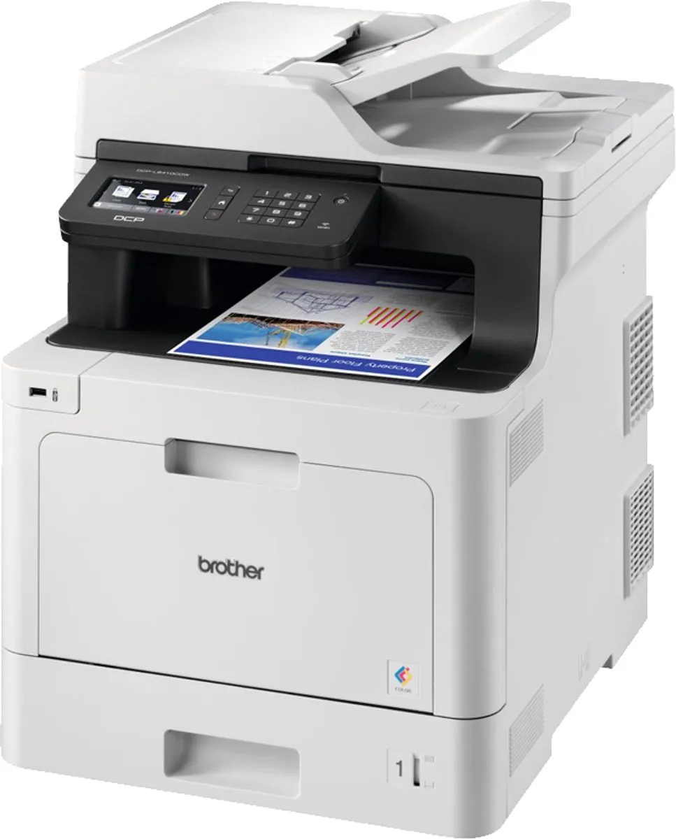 Brother DCP-L8410CDW All-in-One Laserprinter - 250 Vel - Zwart - afbeelding 6 van 6
