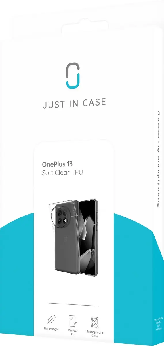 Just in Case Siliconen Hoesje OnePlus 13 - Transparant