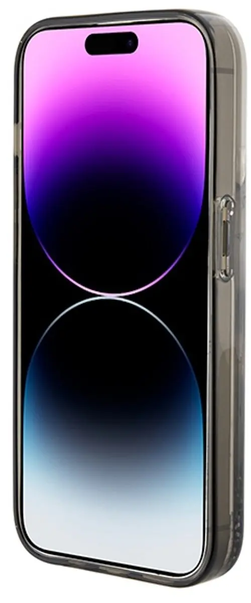 Karl Lagerfeld Liquid Glitter iPhone 15 Pro Hoesje - Transparant Groen