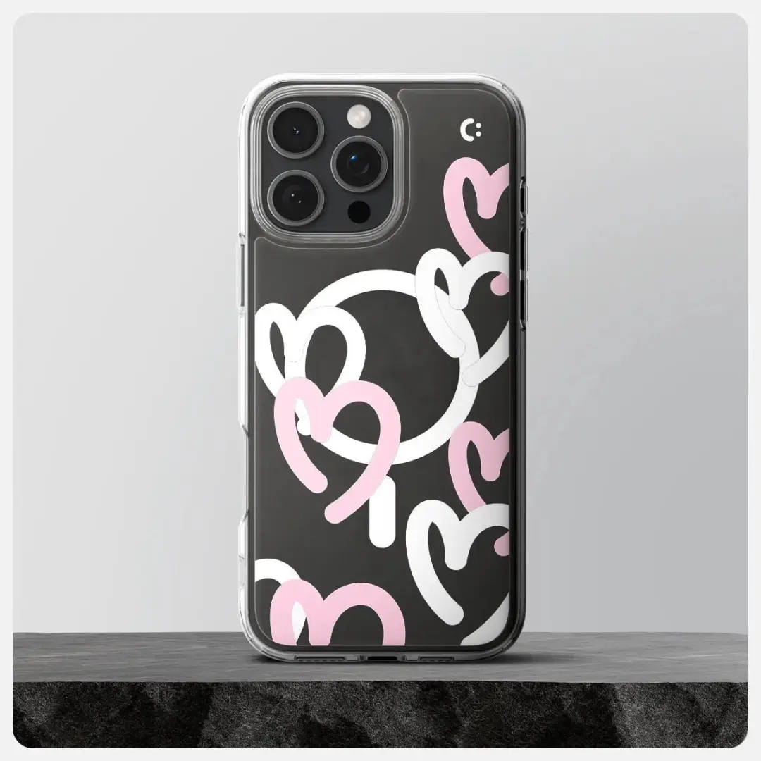 Spigen Ultra Hybrid MagFit ACS08277 Hoesje - iPhone 16 Pro - MagSafe - Wit/Roze - afbeelding 6 van 6