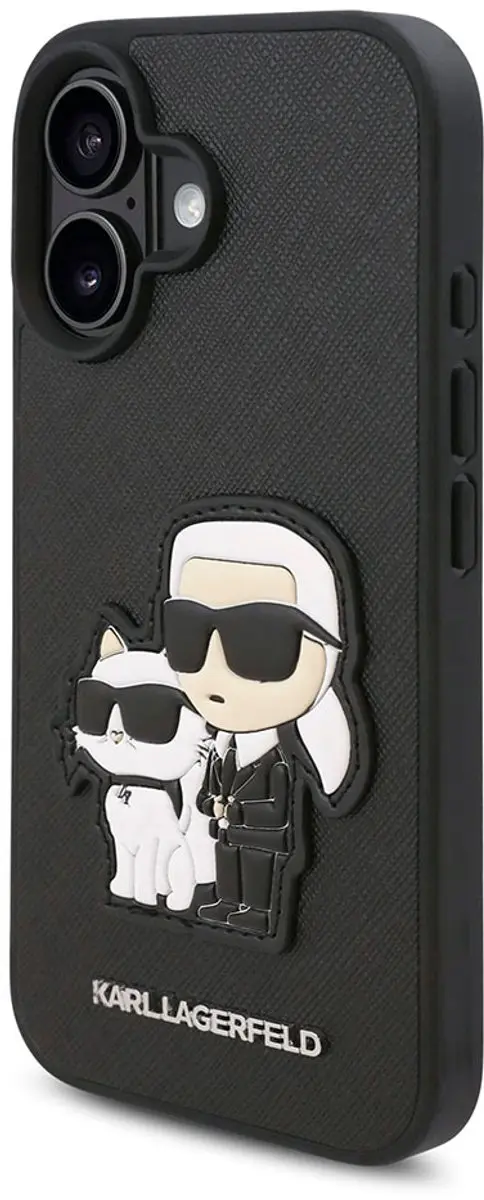 Karl Lagerfeld KLHCP16MSANKCPK Beschermhoes iPhone 16 Plus - Zwart - afbeelding 6 van 6