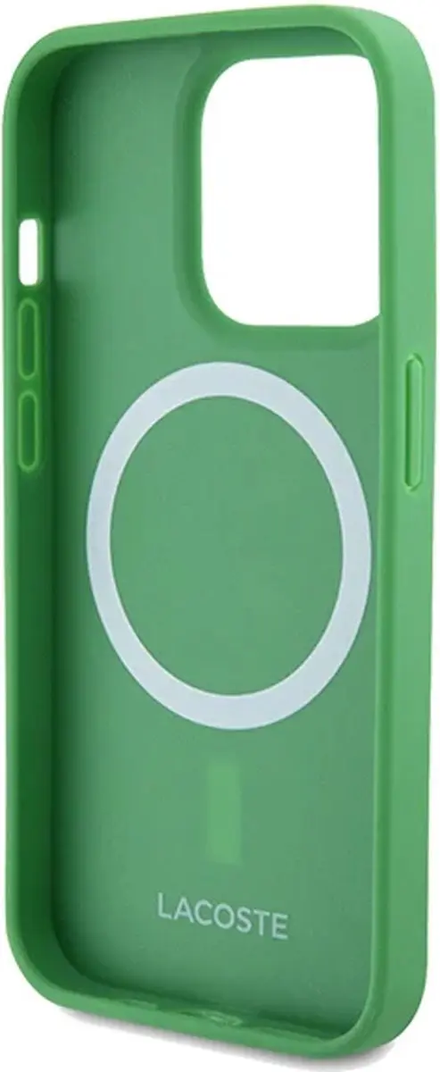 Lacoste iPhone 15 Pro Max Backcover - MagSafe - Groen - afbeelding 6 van 6