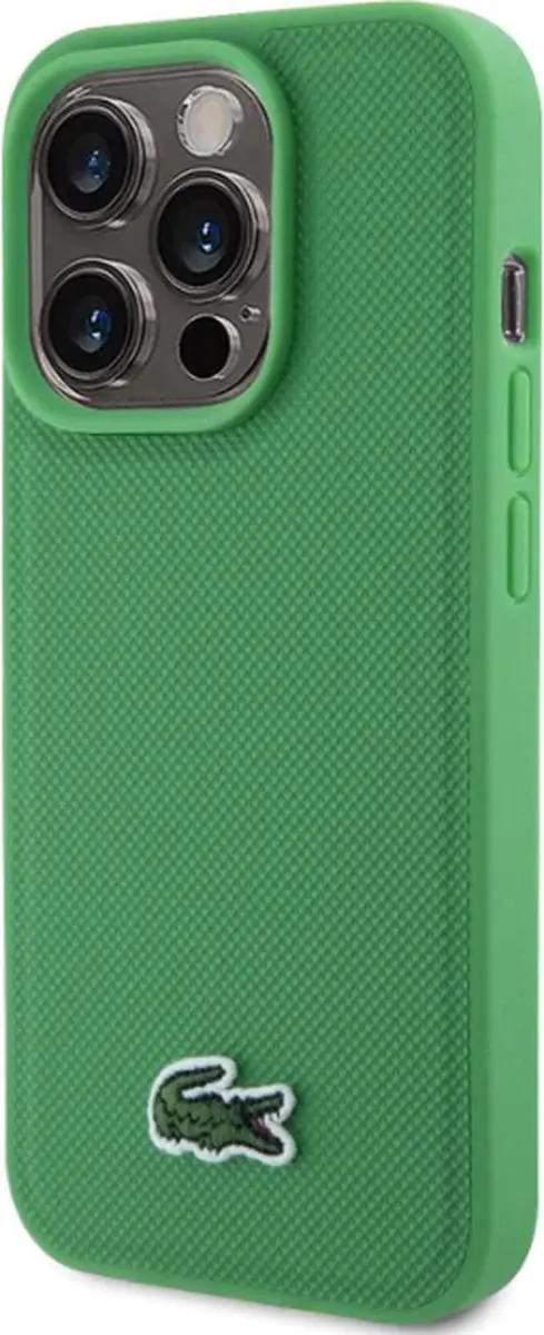 Lacoste iPhone 15 Pro Max Backcover - MagSafe - Groen
