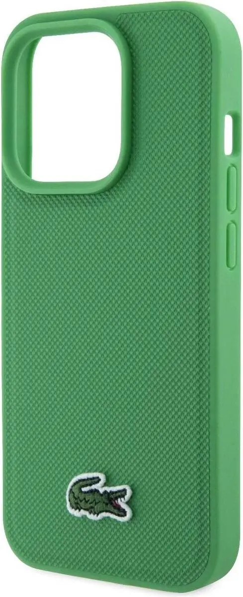 Lacoste iPhone 15 Pro Max Backcover - MagSafe - Groen