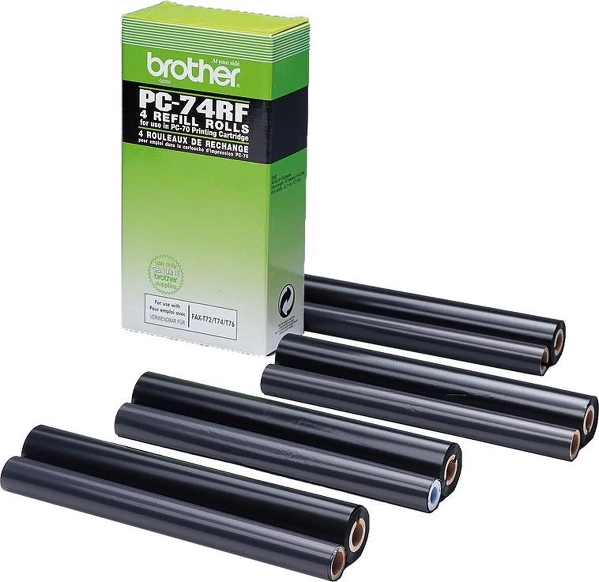 Brother PC-74RF Thermotransferband - 144m - Zwart