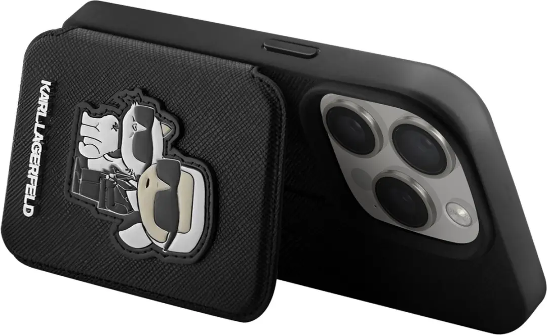 Karl Lagerfeld iPhone 15 Pro Hoesje Saffiano