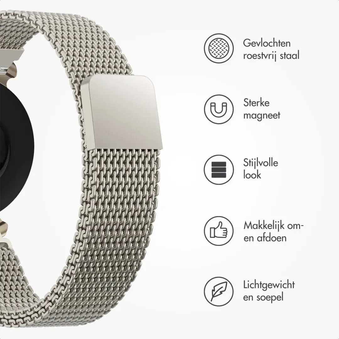 Imoshion Milanees Magnetisch Bandje Garmin Lily 2 - Sterrenlicht