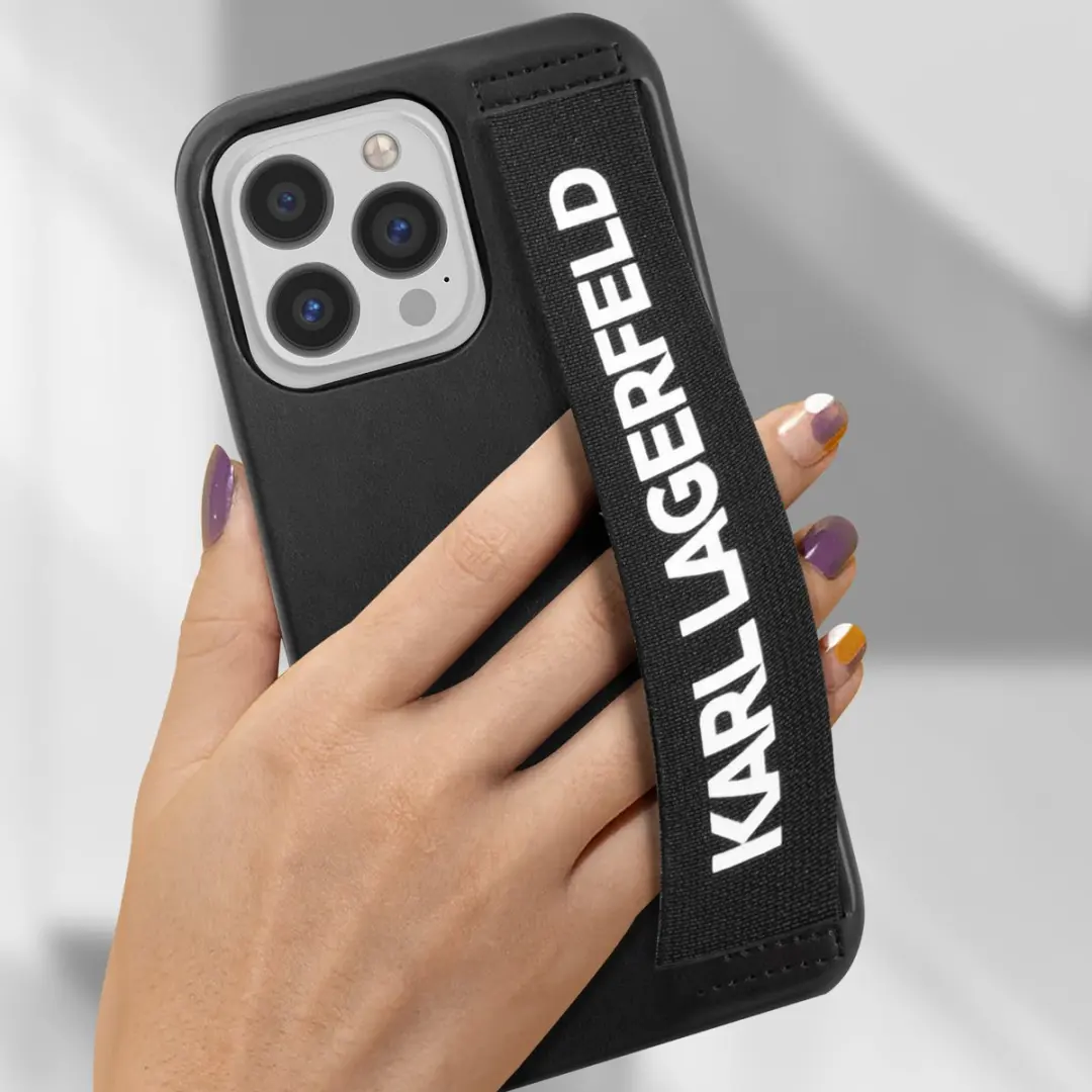 Karl Lagerfeld Hoesje iPhone 13 Pro 3666339033064 - Zwart