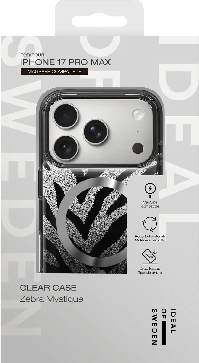 iDeal of Sweden iPhone 17 Pro Max Hoesje - Zebra Mystique