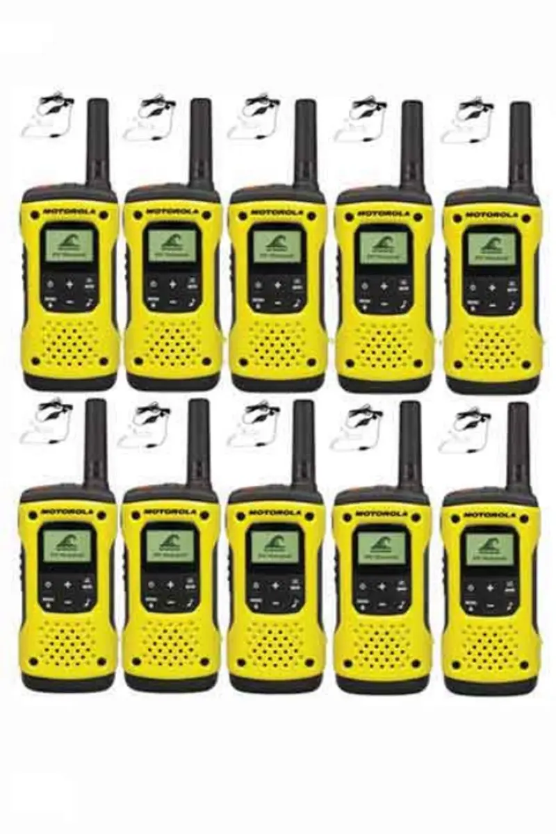 Motorola TLKR T92 H2O Portofoons - 10 Stuks - Geel