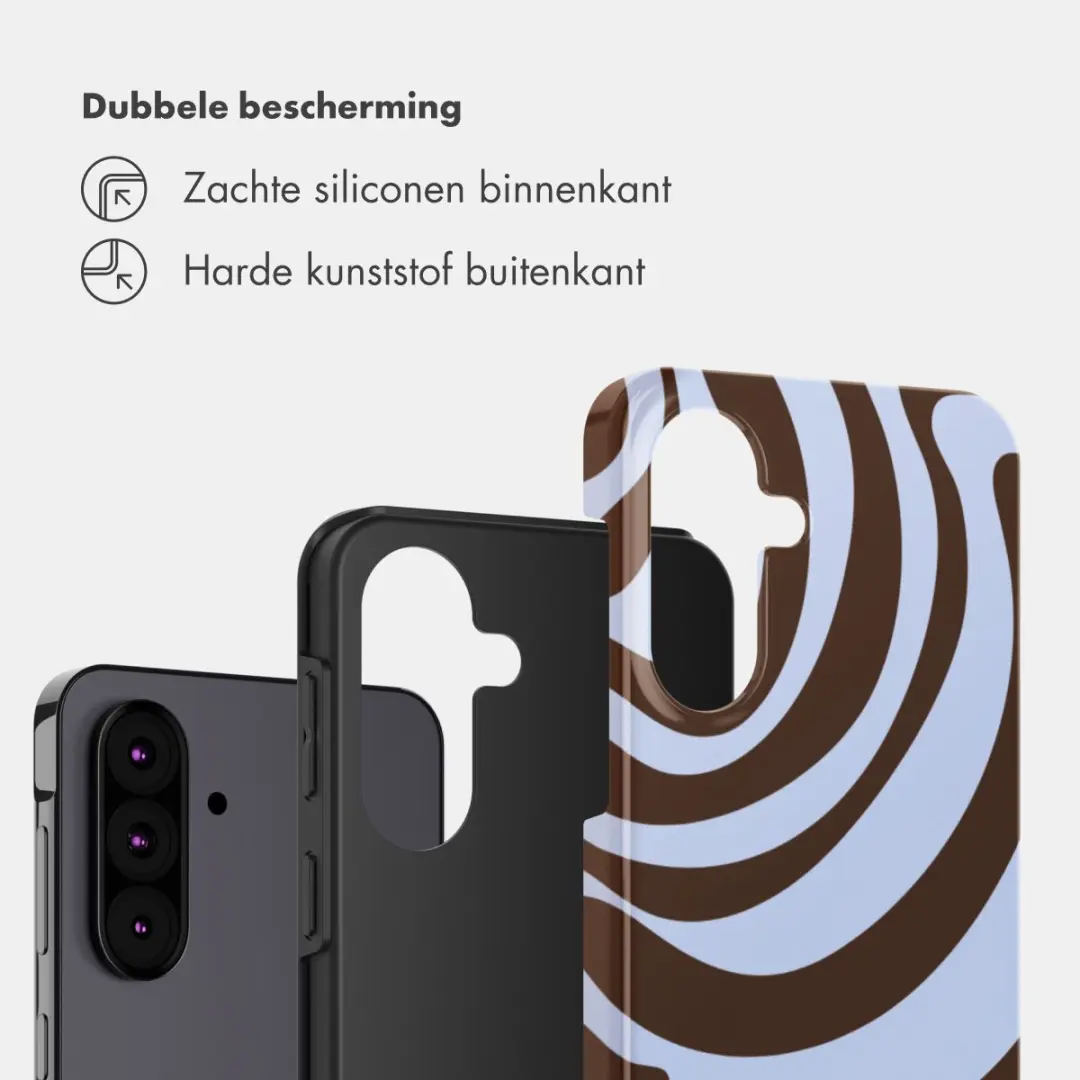 Selencia Hoesje Samsung Galaxy A37 Dream Swirl Chocolate