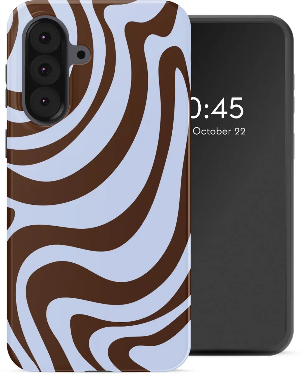Selencia Hoesje Samsung Galaxy A37 Dream Swirl Chocolate