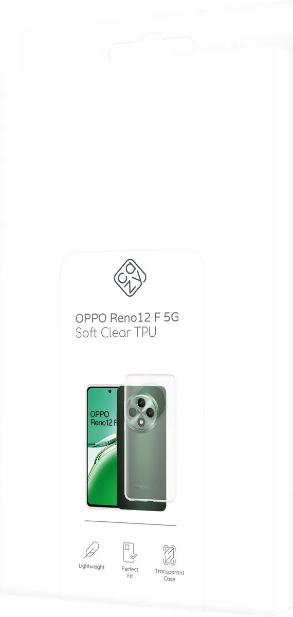 Just in Case Oppo Reno12 F Hoesje Siliconen 8561213 - Transparant