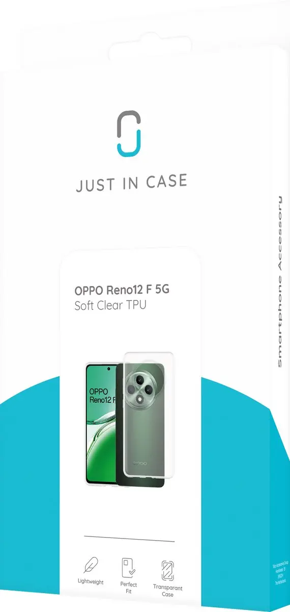 Just in Case Oppo Reno12 F Hoesje Siliconen 8561213 - Transparant