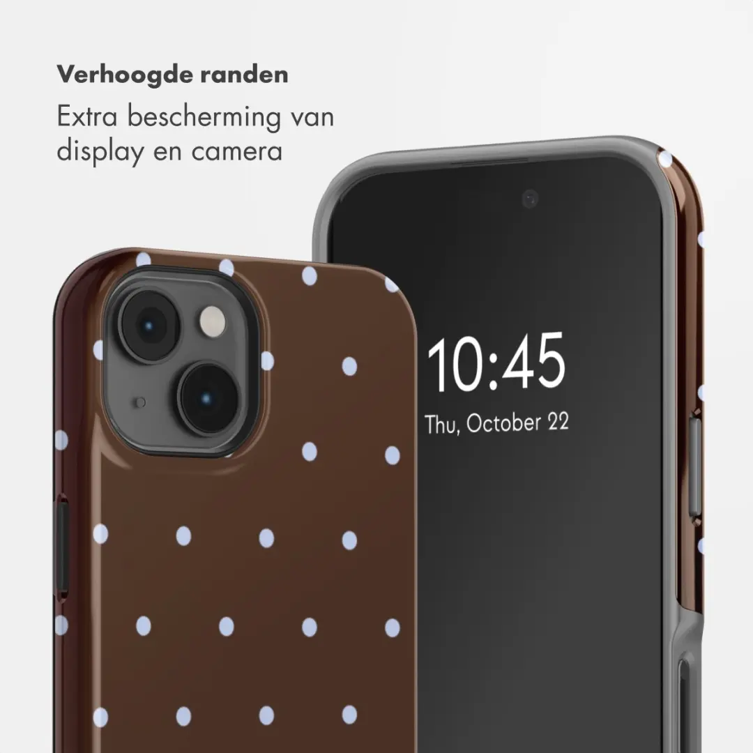 Selencia Hoesje iPhone 14 - MagSafe - Bruin