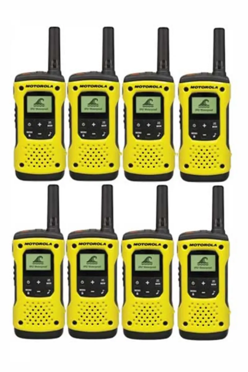 Motorola TLKR T92 H2O Portofoons - 8 Stuks - Geel